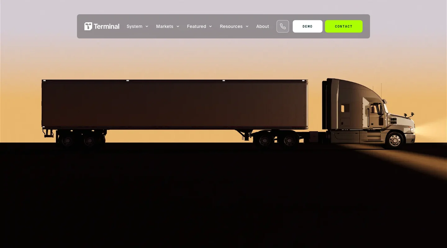 Webdesign von Terminal Industries — saas